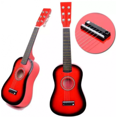 21 Inch Beginners Kids Acoustic Guitar 6 String Kids Guitar Toy with Guitar Pick
